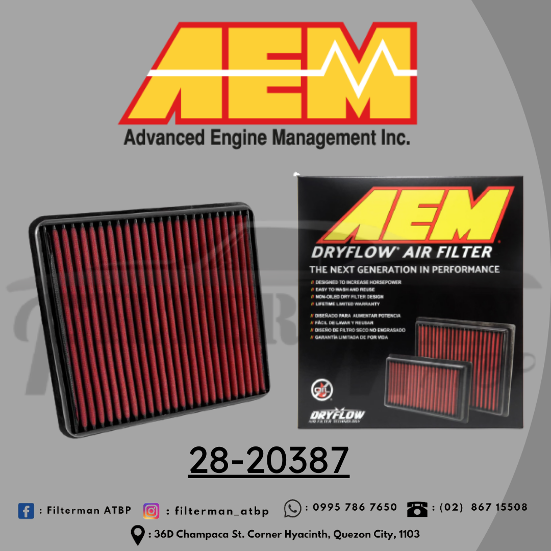 AEM DryFlow Air Filter Fits Toyota Tundra 5.7 USK 4WD (28-20387