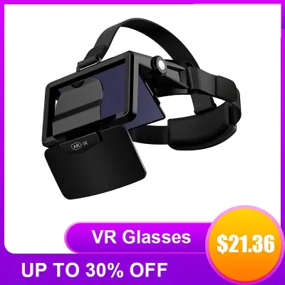 Tai Nghe AR Glasses 3D VR Tai Nghe VR Kính 3D Thực Tế Ảo Cho Điện Thoại 4.7-6.3 Inch Cho FIIT VR AR-X Mũ Bảo Hiểm 2021