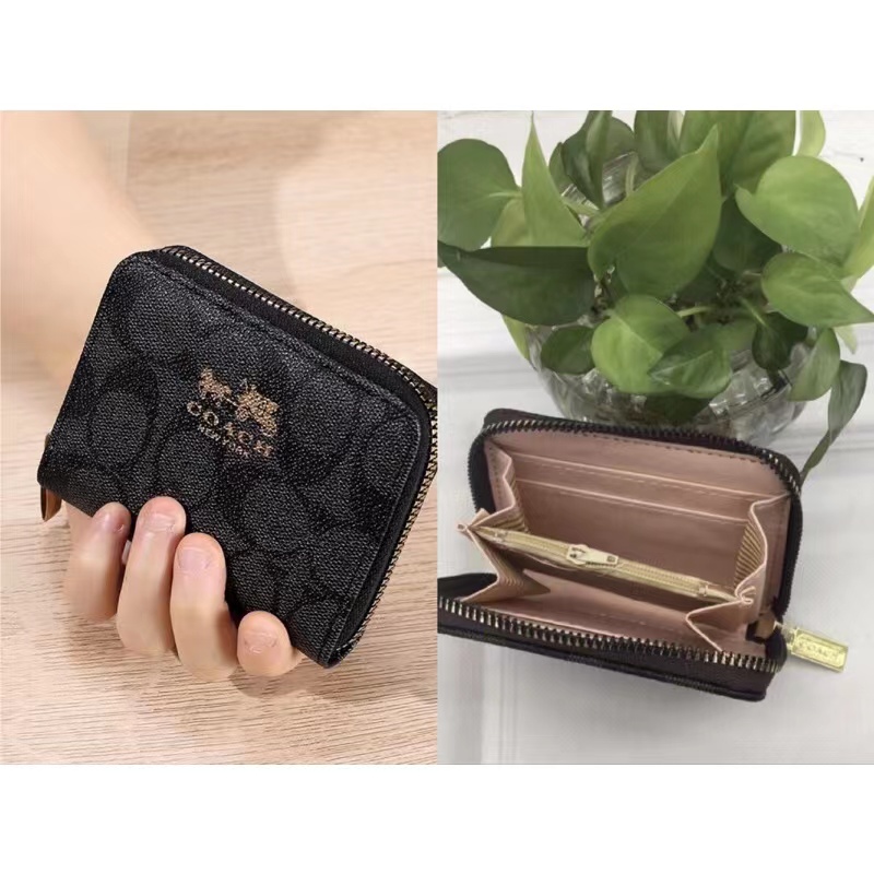 Coach | Bags | Coach Hangtag Multifunction Coin Purse Case Wallet Leather  Fob Bead Chain Card | Poshmark