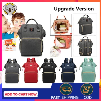 Waterproof Baby Mummy Diaper Backpack Moms Multi function Baby Nappy Diaper Bag Backpack Plain Designs
