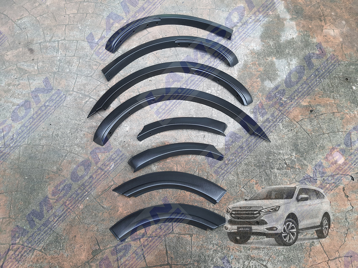 Isuzu MUX MUX 2nd Generation 2022 2024 Slim Fender Flares Lazada PH