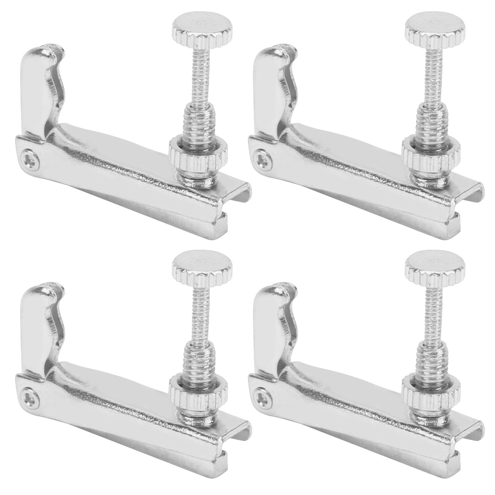 Adore Pro Cello Fine Tuner Fittings Set of 4 Silver Metal with Screw