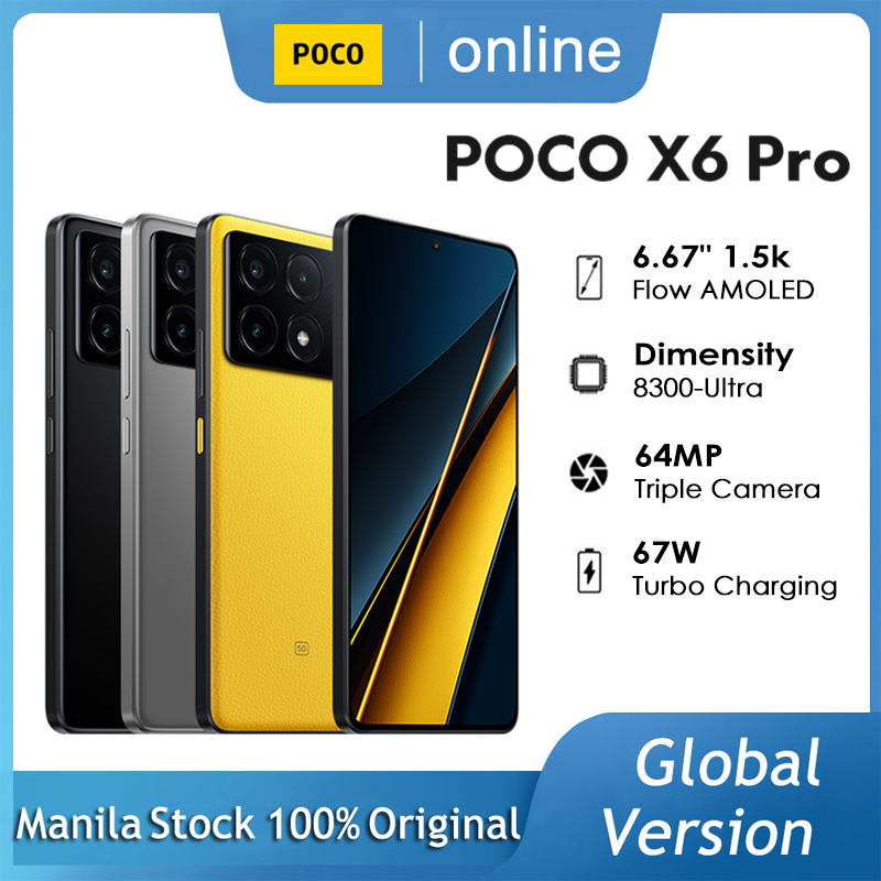 Poco X6 Pro 5G Global Version Dimensity 8300-Ultra Processor 8GB +