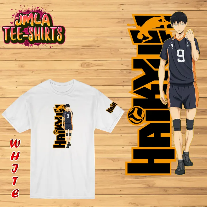 Haikyuu Tobio Kageyama Karasuno Nekoma Logo Anime Cartoon Unisex Jmla Shirt H14 3 Lazada Ph