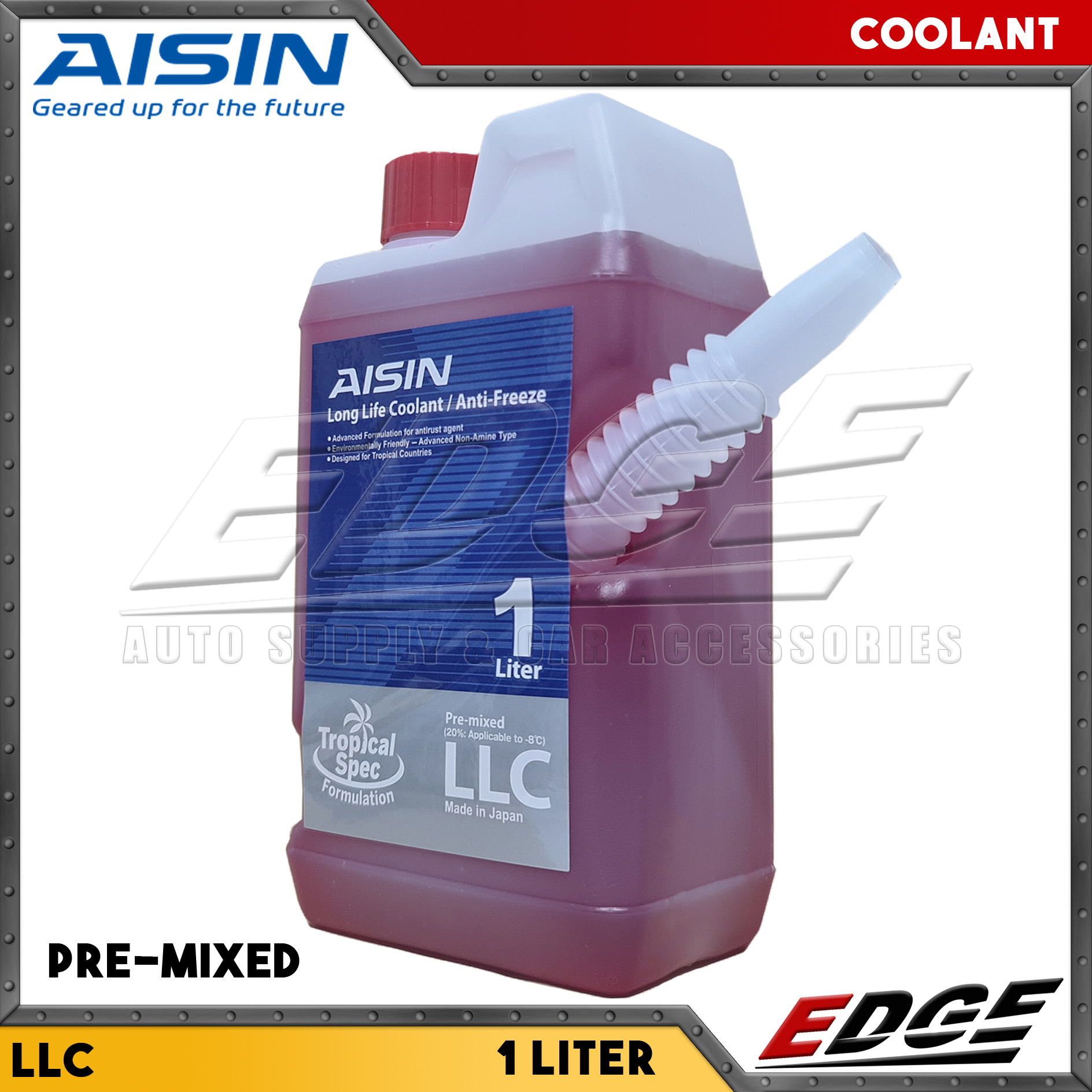 (COOLANT AISIN RED 1L) AISIN Long Life Coolant LLC / AntiFreeze