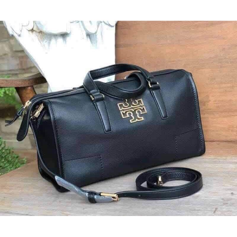 .Y . Britten Leather Duffel Doctor's Bag with Detachable Sling  - Black Women's Satchel Bag | Lazada PH