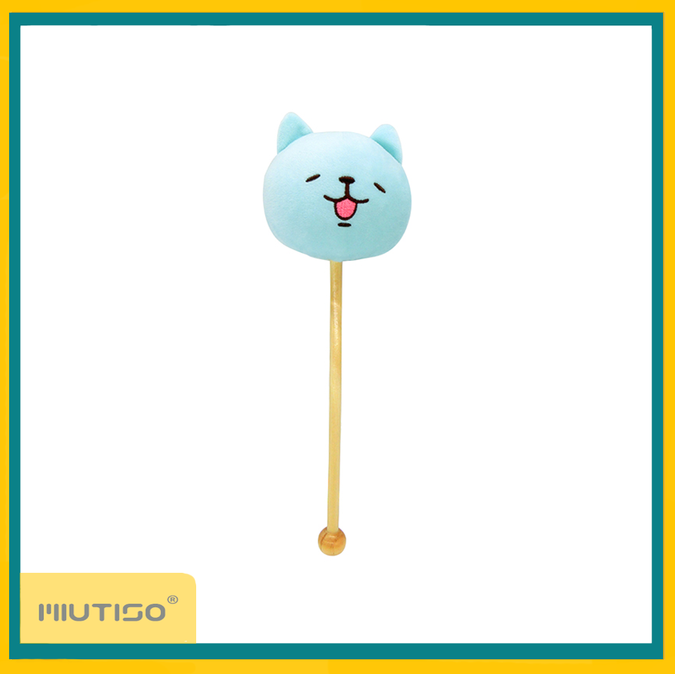 Miutiso Plush Toy Animal Head Massage Hammer Stick StressRelieving