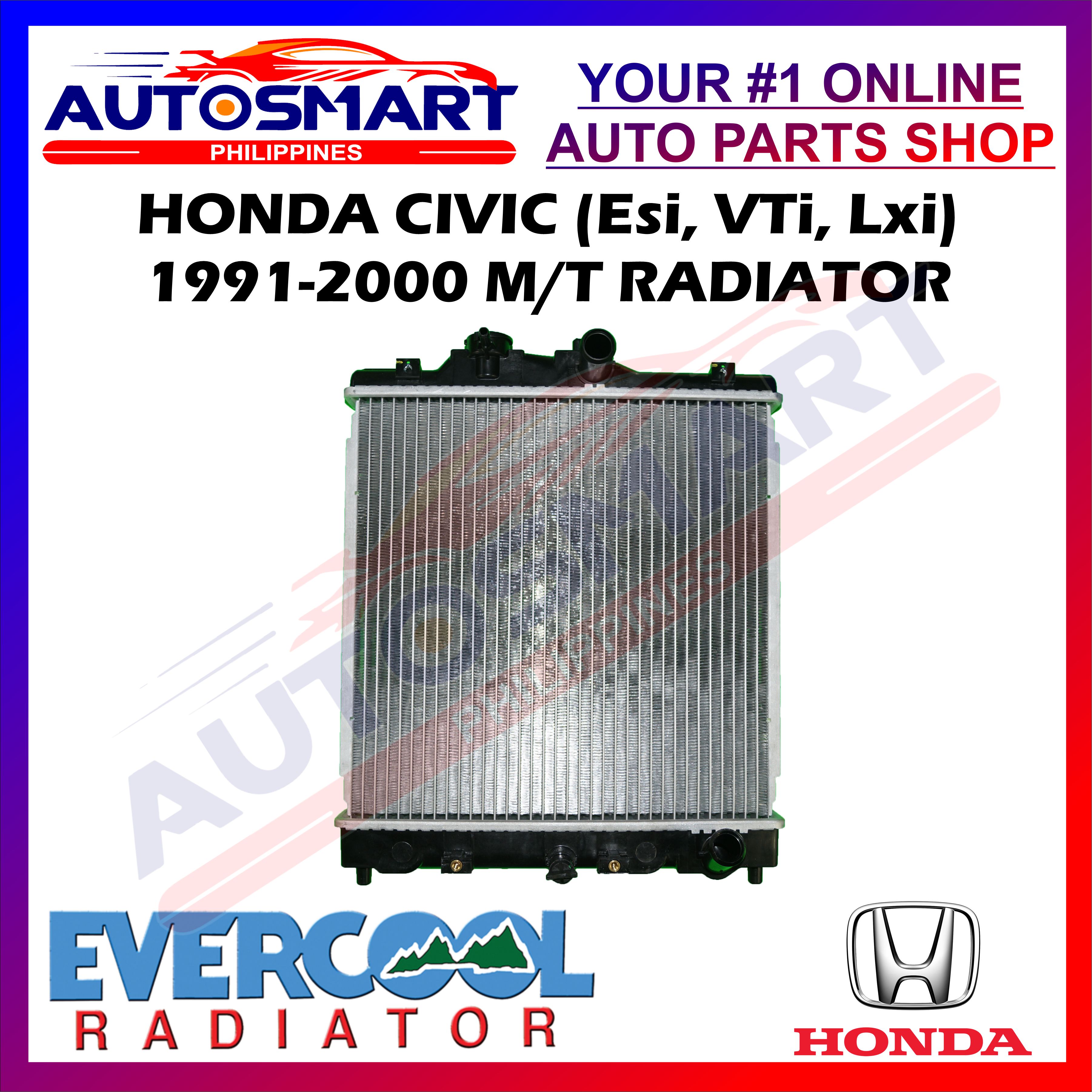 Honda Civic (ESi, VTi, LXi) 1991-2000 M/T Radiator | Lazada PH