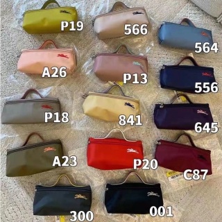 Longchamp 3700 619 women s portable storage bag simple fashion cosmetic bag folding waterproof bag handbag nylon wrist bag thumbnail