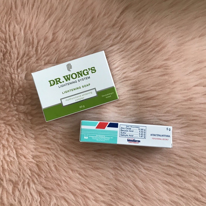 Dr. Wong's Lightening Soap 60g with Bioderm Ointment Lazada PH