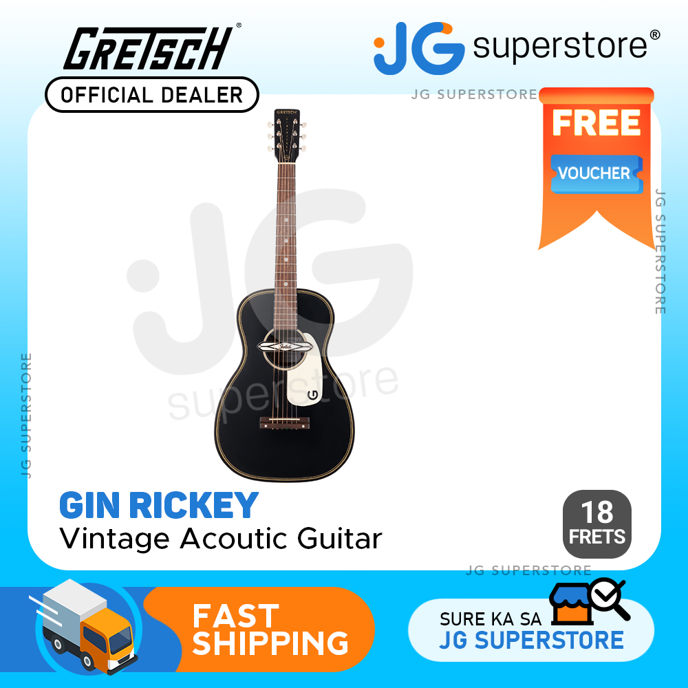 Gretsch Gin Rickey Vintage Acoustic Electric 6String Guitar 18 Frets