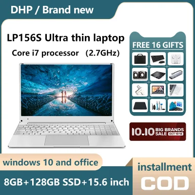 【COD】16 free gifts / laptop for sale brand new / laptop DHP I 15.6in/1080P I 4th generation core processor I Core i7 I 8GB memory I 256GB SSD I Built in HD Camera + built-in digital keyboard I Light and easy to carry I Suitable for online education + work