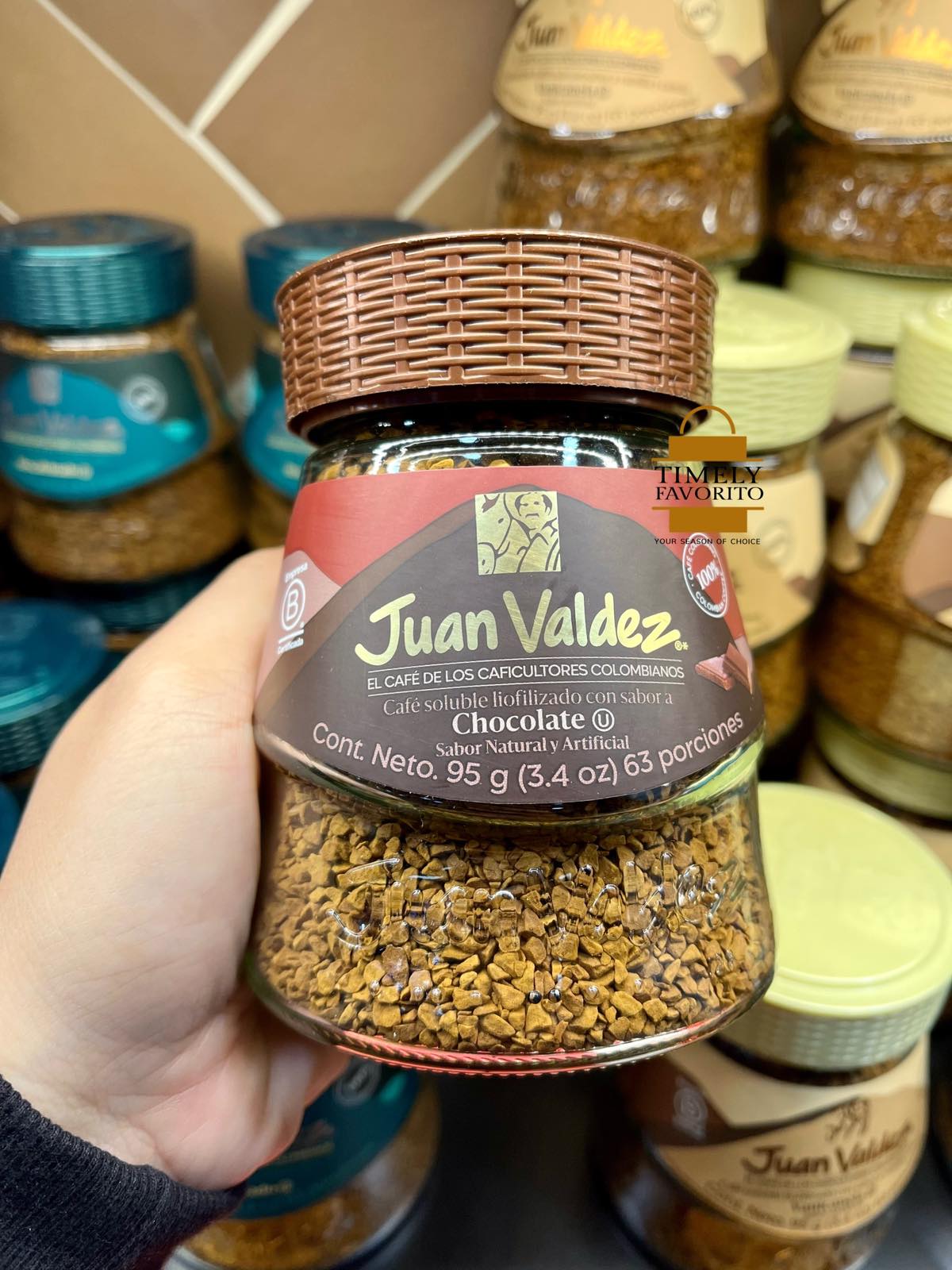 Juan Valdez Classic/Dulce de Leche/Chocolate/Decaffeinated/Vanicanela/Hazelnut Freeze Dried