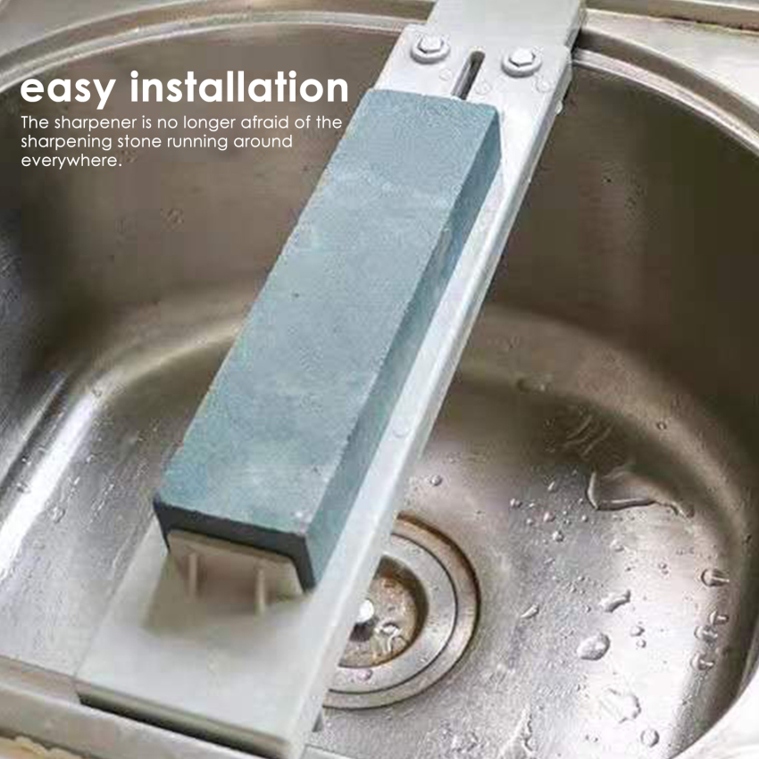 Adjustable Over Sink Sharpening Stone Base Holder Retractable Non-slip Whetstone Grinding For Knife Sink Bridge Fits Kitchen
