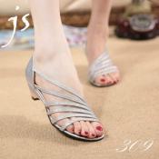 COD Elegant Ankle Wrap Heeled Sandals for Ladies, Big Sale