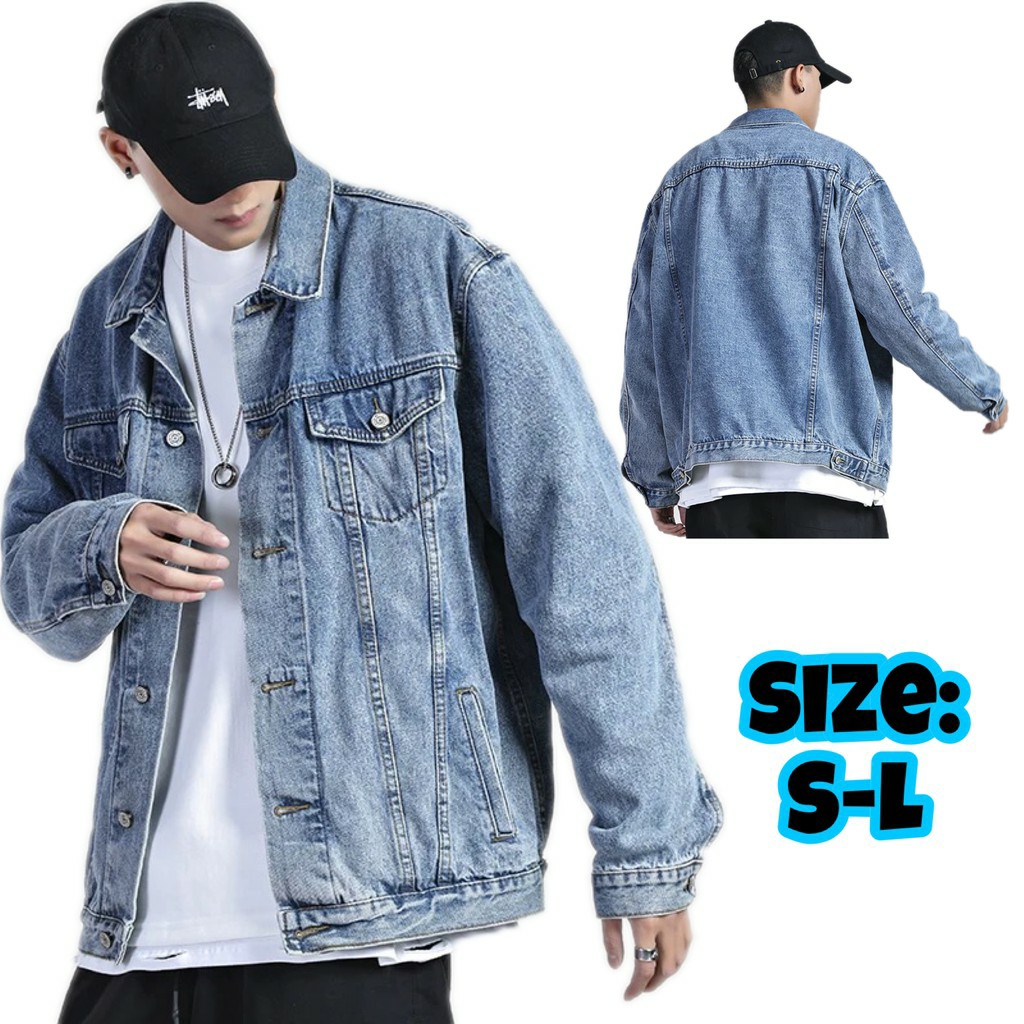 mens small denim jacket
