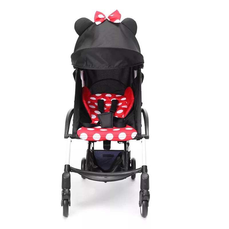 one hand fold compact stroller