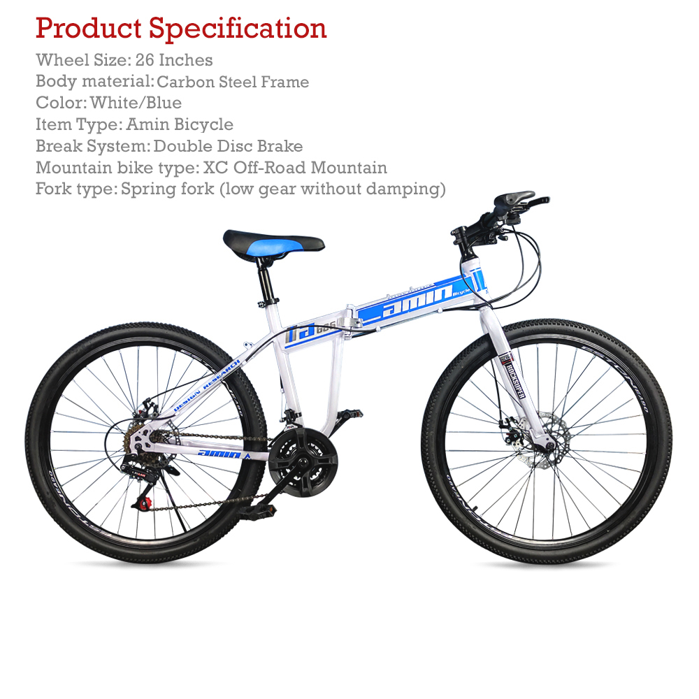 Brand New Folding Road Mountain Bike Shifting Racing Bike Alloy Wheels
