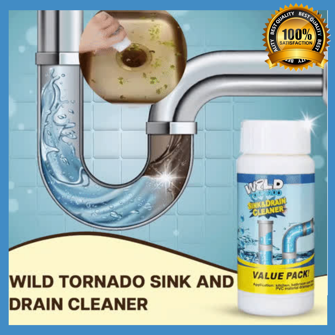 NO.1 ORIGINAL!! WILD TORNADO POWERFUL SINK & DRAIN CLEANER HIGH ...