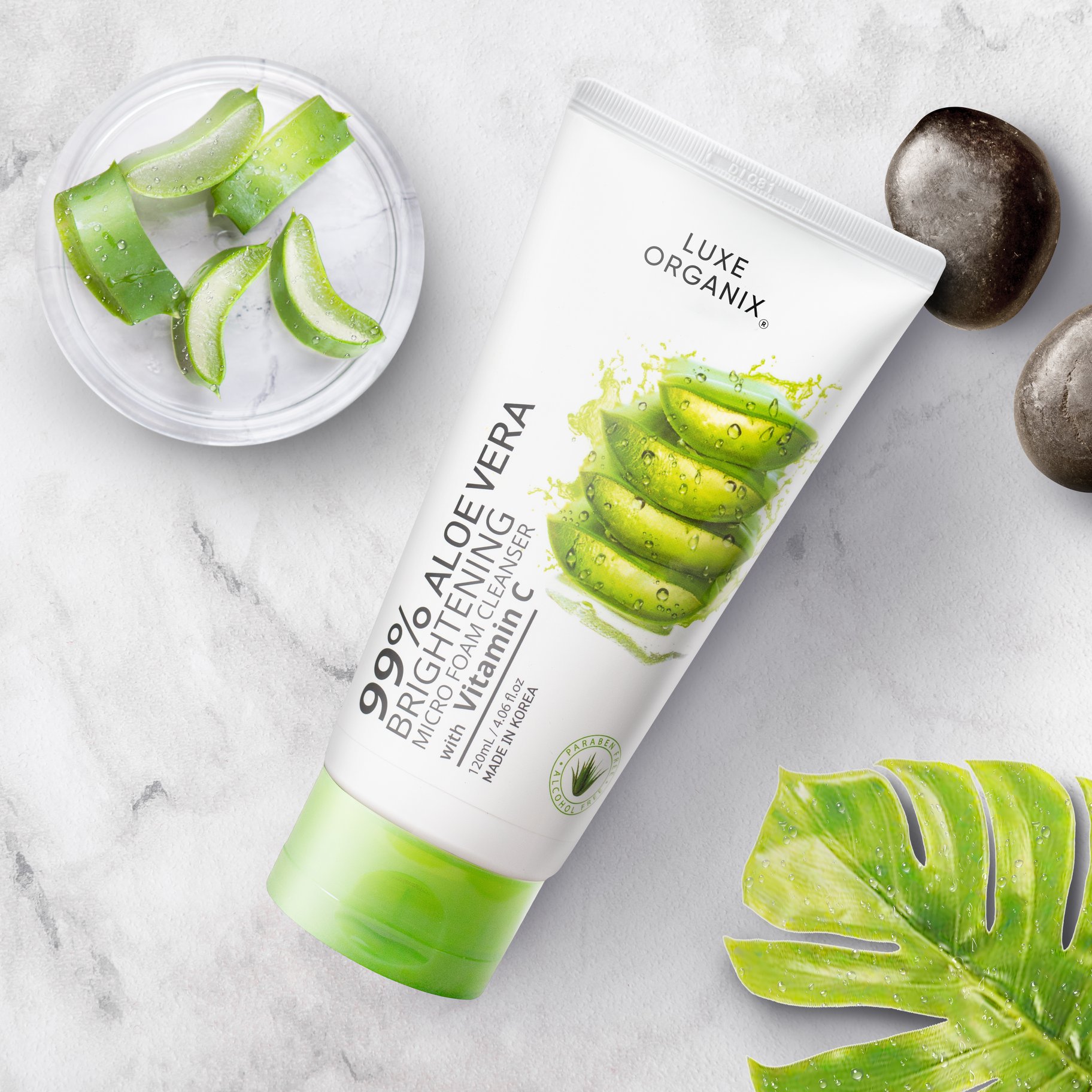 luxe organix 99 aloe vera