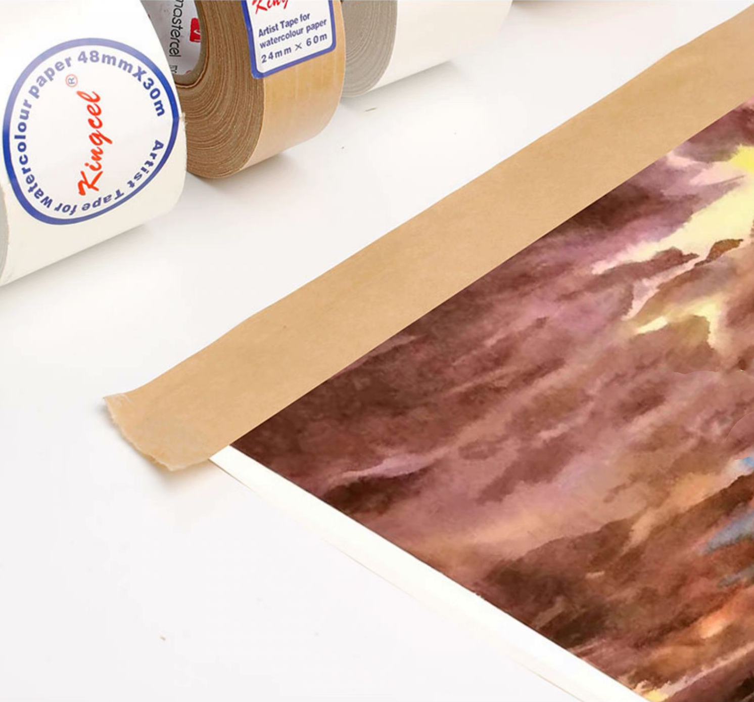Artist Tape Watercolor Tape / Gummed Paper Tape 24mm wide x 30m- 2