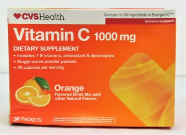 Vitamin C 1000mg Cvs Health Orange 36 Packets Lazada Ph