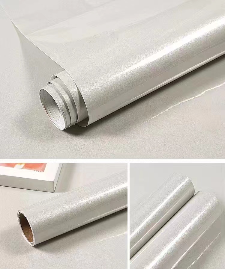 SHK Glossy Waterproof PVC Wallpaper Self Adhesive Contact Paper