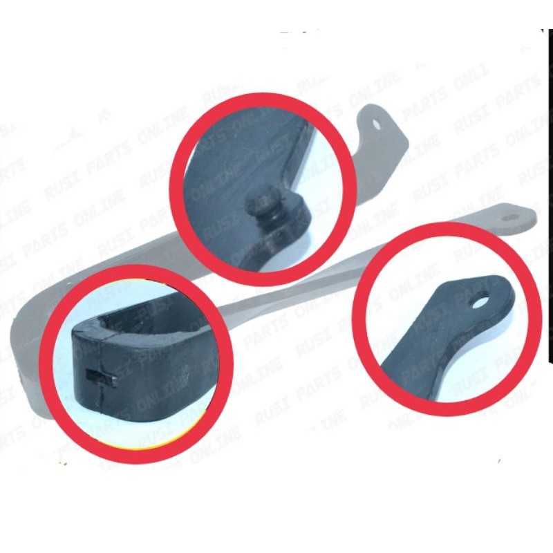 RUSI KORAK 110 CHAIN GUIDE RUBBER Lazada PH