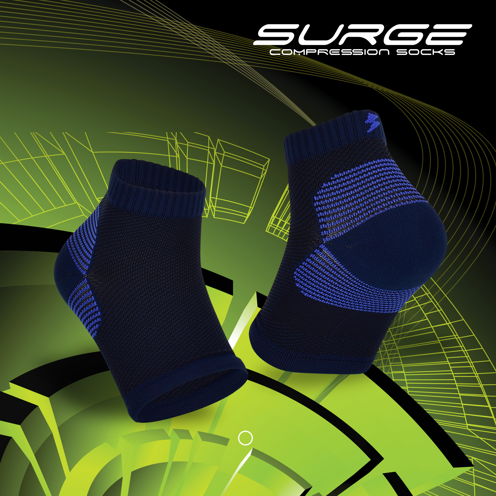 Surge Quarter Cycling Socks no.075 Lazada PH