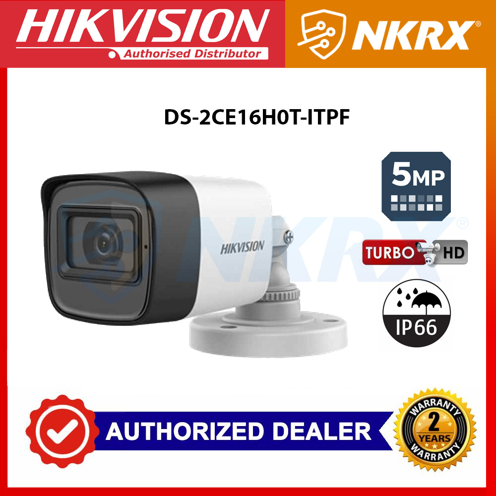 Hikvision 5MP Bullet Camera EXIR (DS2CE16H0TITPF)