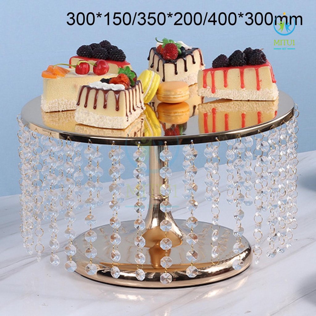 Crystal Illusion Cake Stand Set of 3 Pieces Chandelier - Etsy