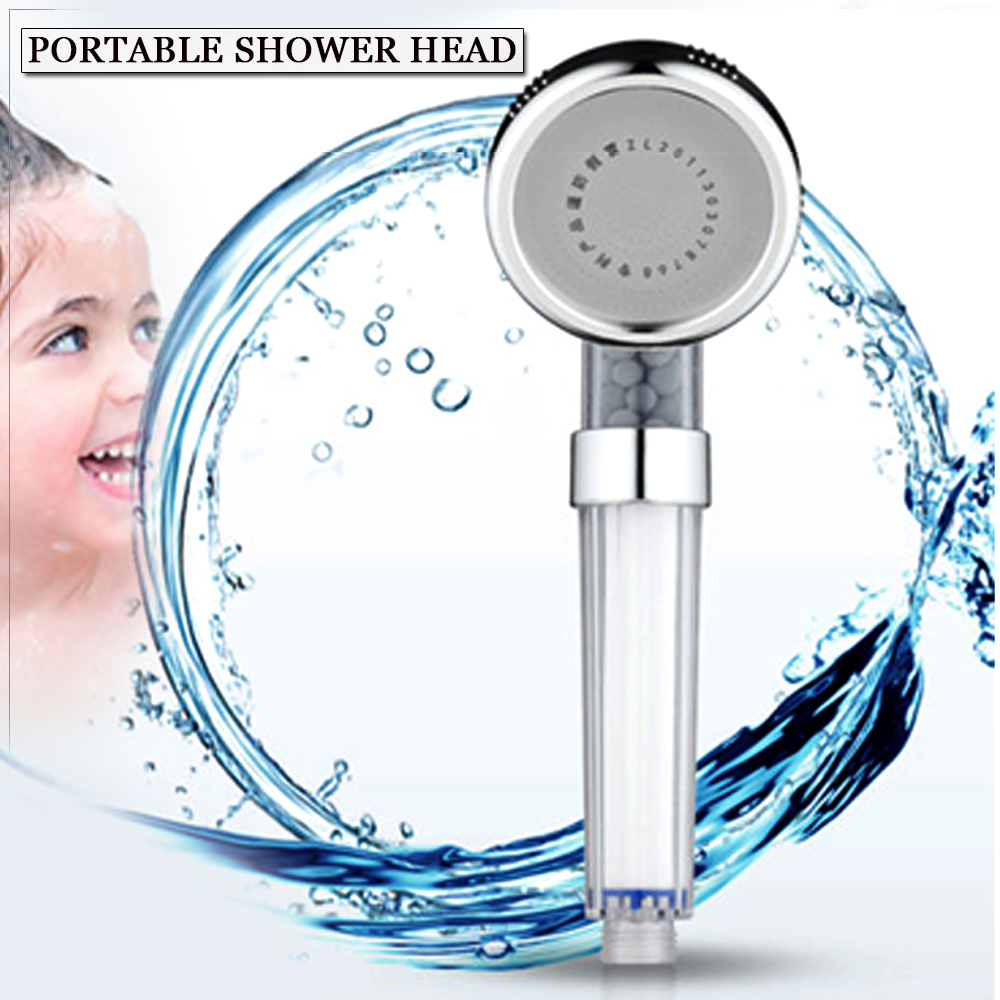 Portable Shower Head Hand Shower Bathroom Handheld Shower Water Saving