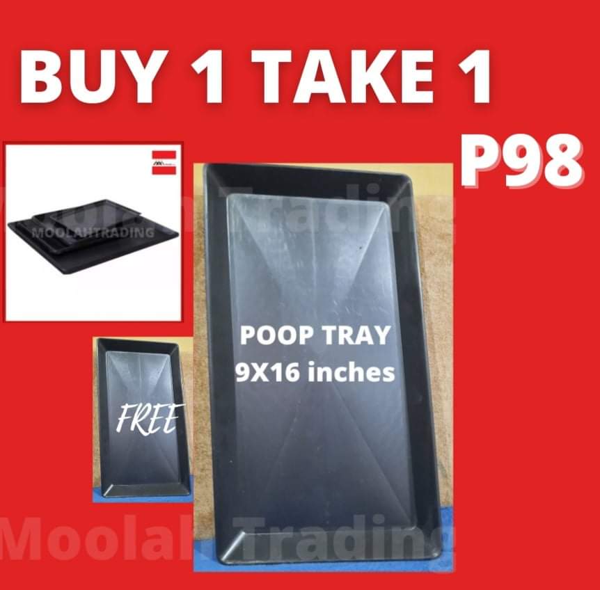 Moolah88 Poop Tray for Dogs and Birds etc (9"x16") Moolah88 High