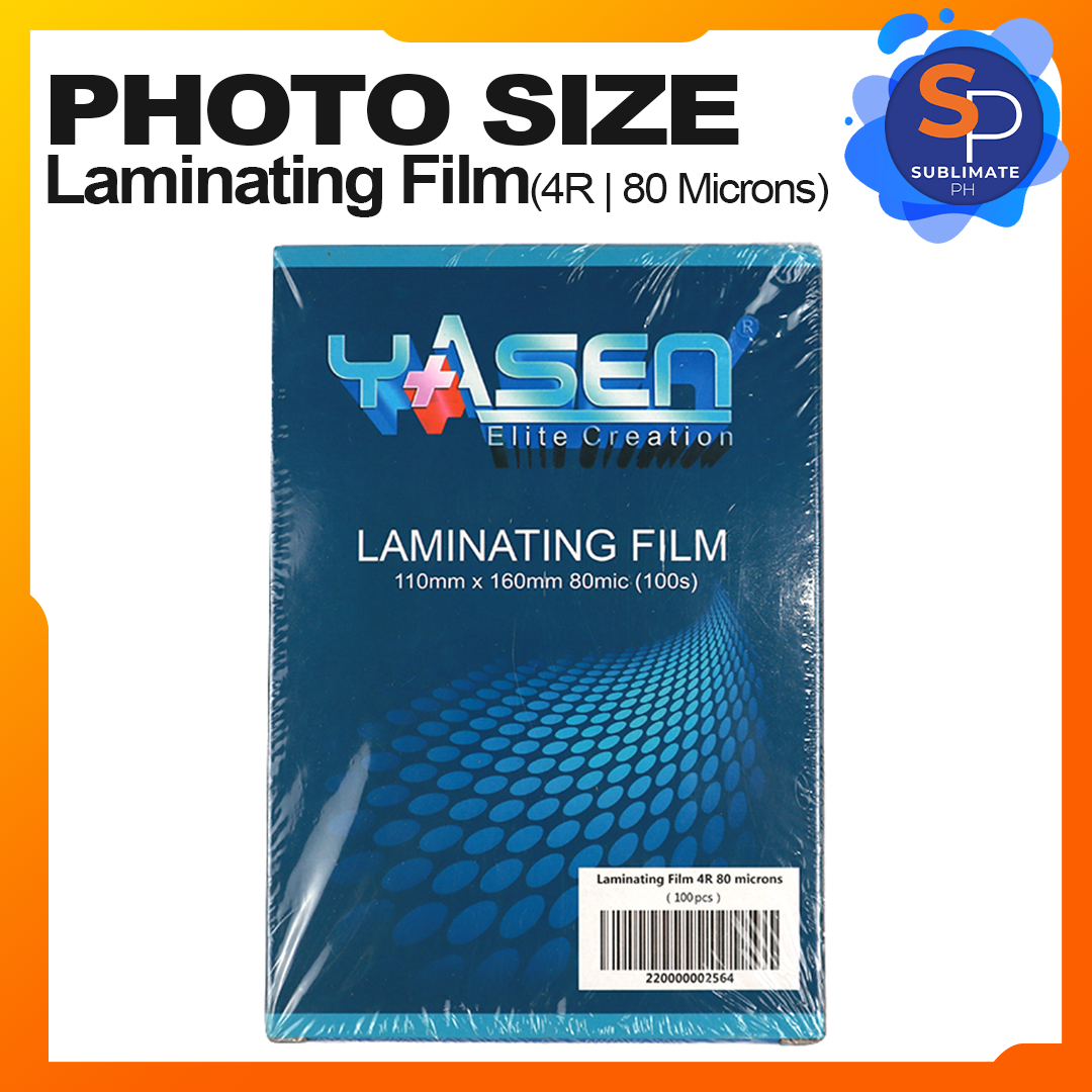 Yasen Laminating Film 3R Size(100 pcs)/4R/5R 80 Microns High Quality ID