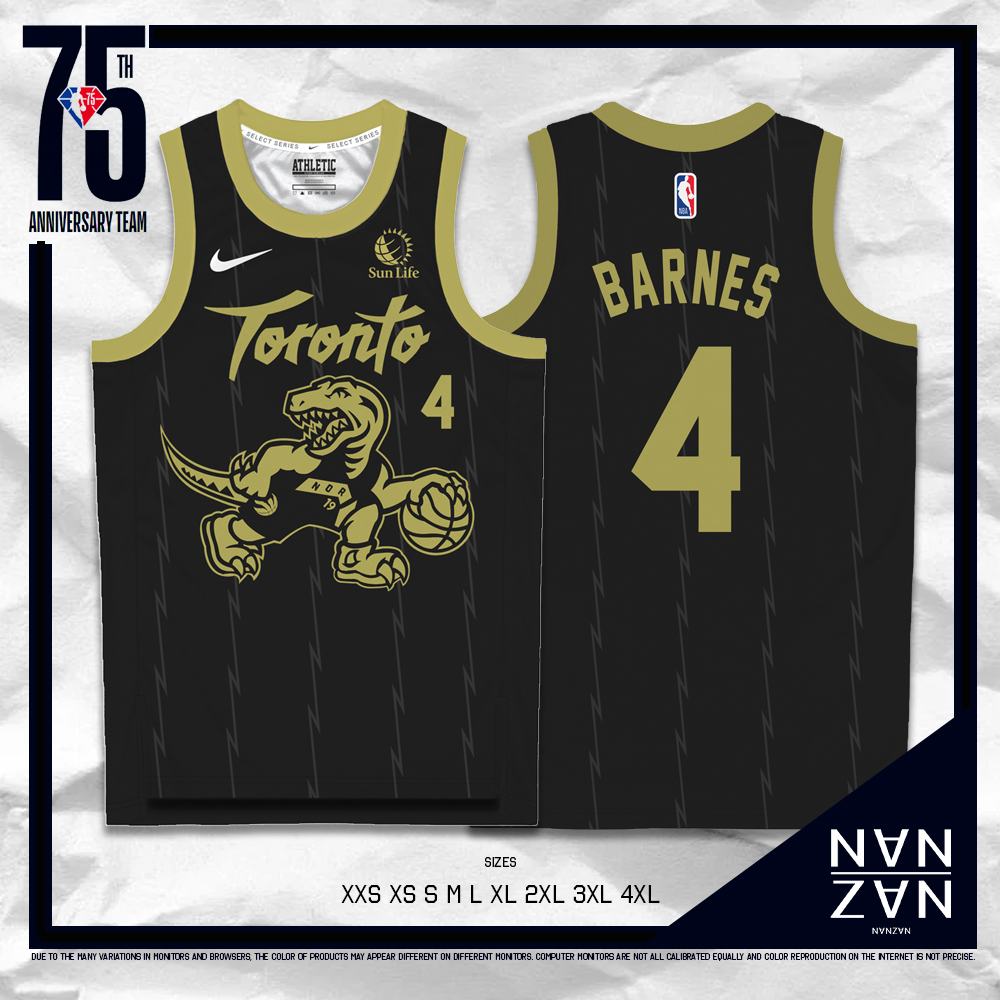 NANZAN 75th Edition NBA Toronto Raptors Scottie Barnes JERSEY AND WARMER  HOODIE 2022 Sublimation Premium Dryfit