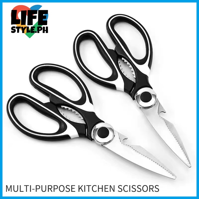 Stainless steel kitchen scissors for cutting meat, vegetables, barbecue