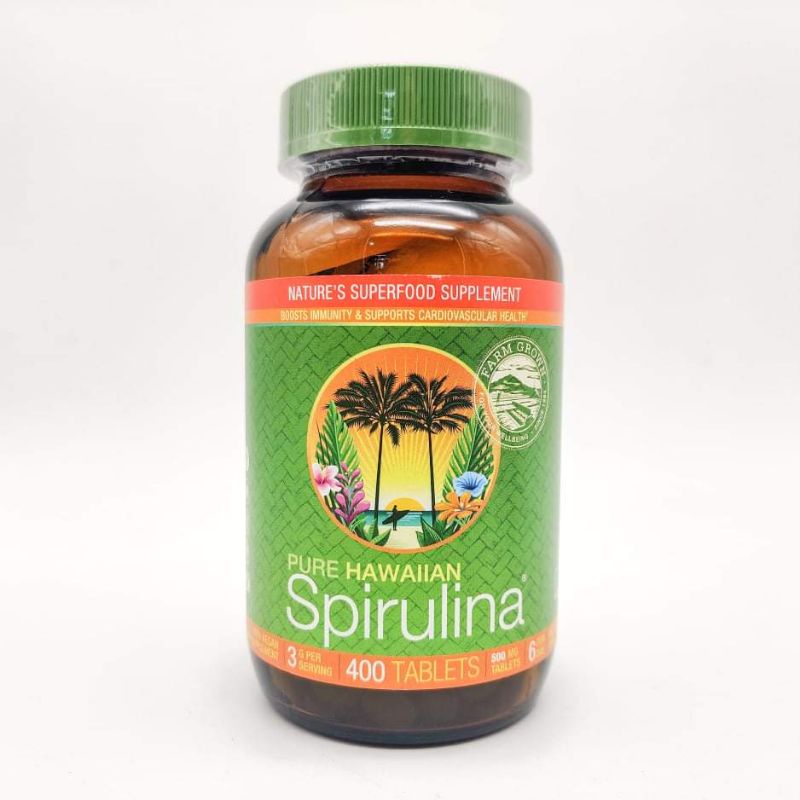Nutrex Hawaii Pure Hawaiian Spirulina, 400 / 100 Tablets Dietary