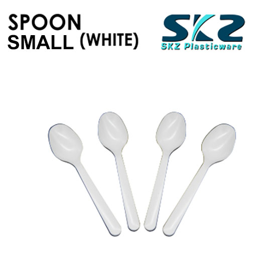 SKZ DISPOSABLE SPOON AND FORK SMALL WHITE 25PCS PER PACK Lazada PH