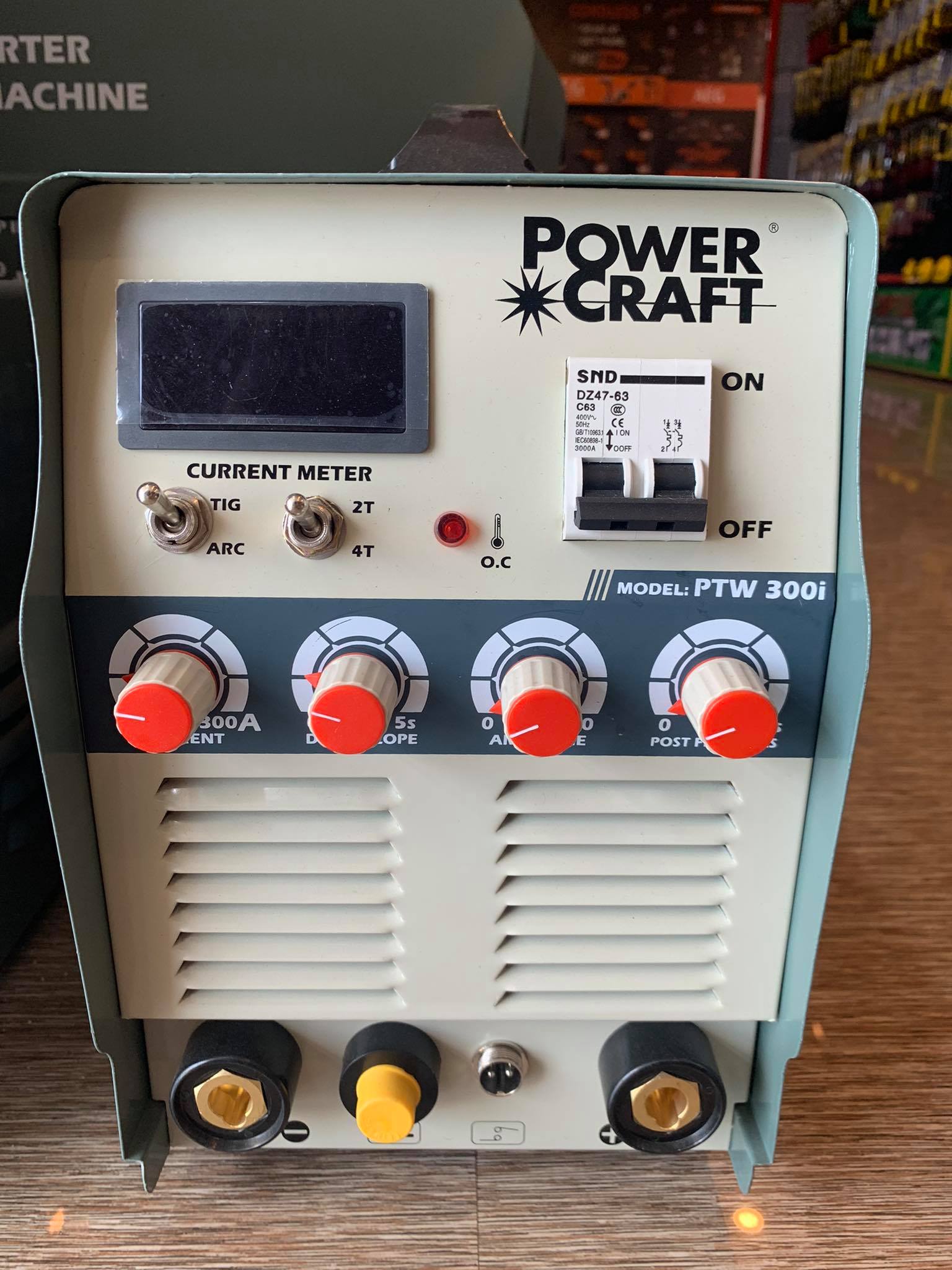 POWERCRAFT TIG ARC WELDING MACHINE PTW 300i Lazada PH