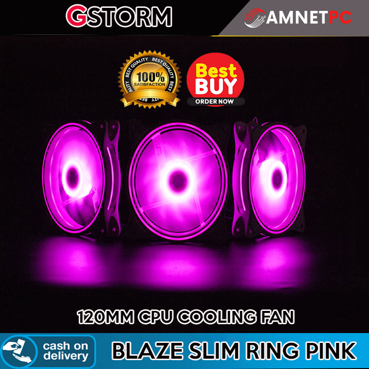 Best Buy GAMING FAN COOLING FAN LED GSTORM BLAZE SLIM RING