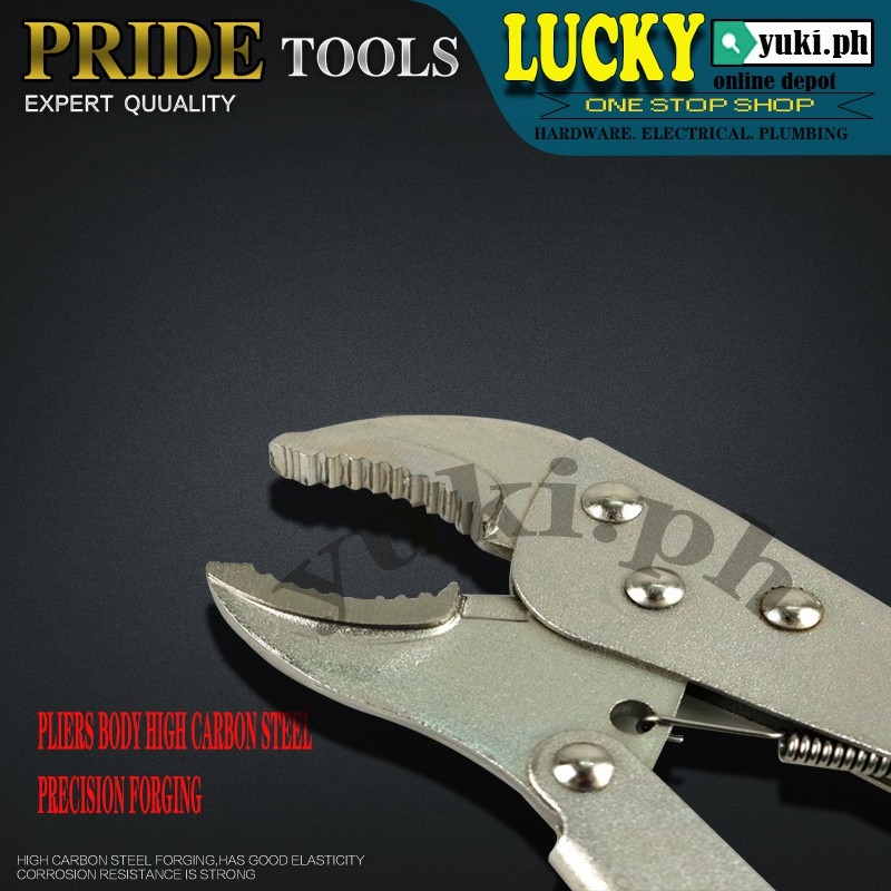 PRIDE PQ07Z/PQ10Z VISE GRIP PLIERS (SIZE: 7 /10 )