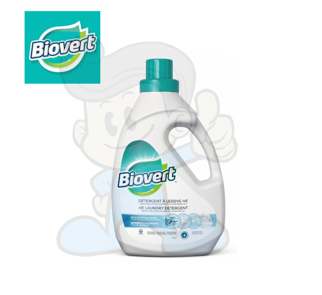 Biovert Laundry Detergent HE Fragrance Free 1.4 L Lazada PH