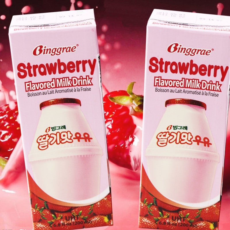 Binggrae Strawberry Flavored Milk Drink(1pc) Lazada PH