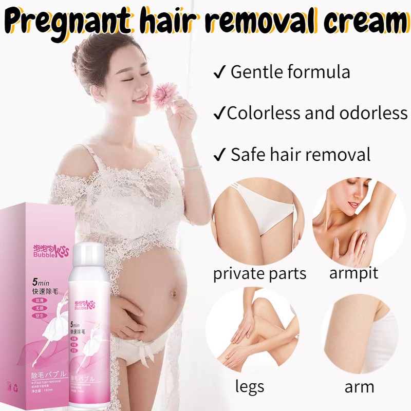 Local Stock Hair Removal Spray Foam Hair Removal Spray for Private Area  Non-Permanent Fast and Painless Hair Removal Cream 150ml Female Underarm  Legs Full Body Mild and non-irritating Suitable for men and