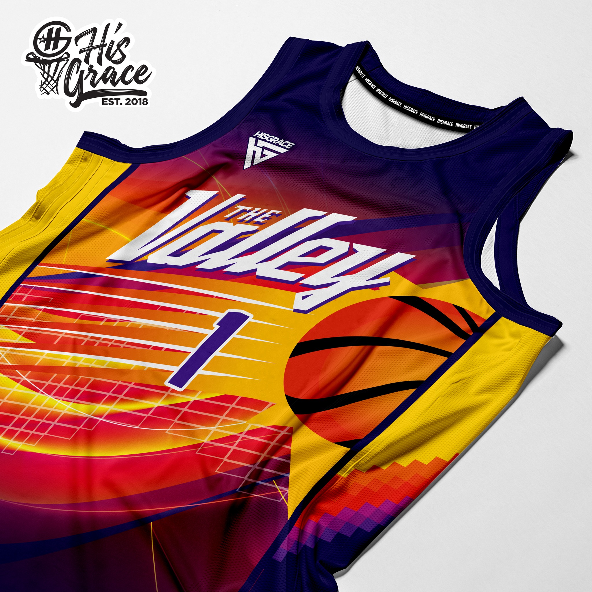 5 The Valley Full Sublimation Hg Concept Jersey 