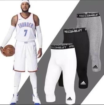 white compression pants basketball