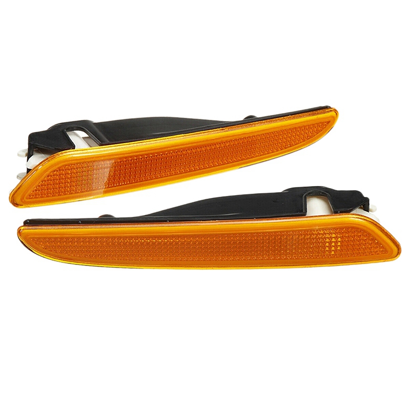 Pair Front Bumper Side Marker Light Turn Signal Lamp for Mercedes Benz