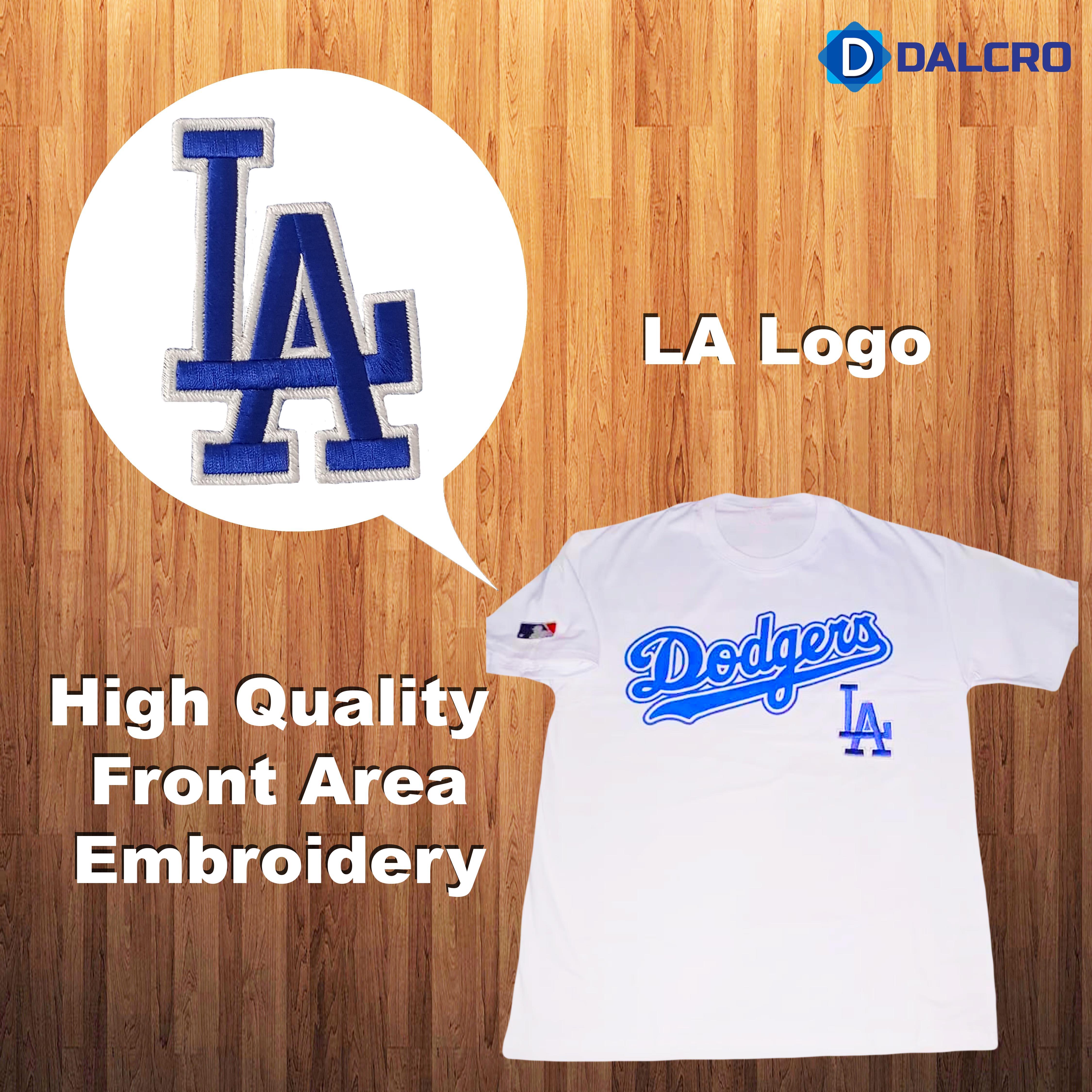 MLB LA Dodgers Men's T-shirt with Embroidery, Rubberized Screen Print  Design tshirt for men, Shirt Tees, Good Quality T-Shirt Sale (Royal Blue)