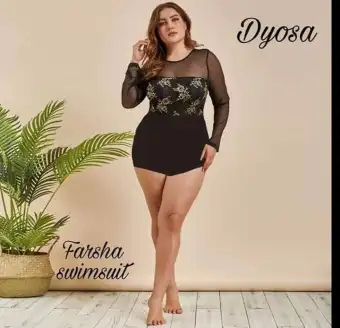 lazada plus size swimwear