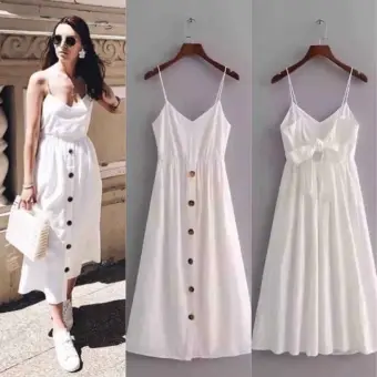 lazada white dress